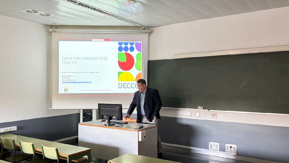 DECCO apoya el IX Curso Tecnología Poscosecha de la UPV con una ponencia de Enrique Gómez.jpg